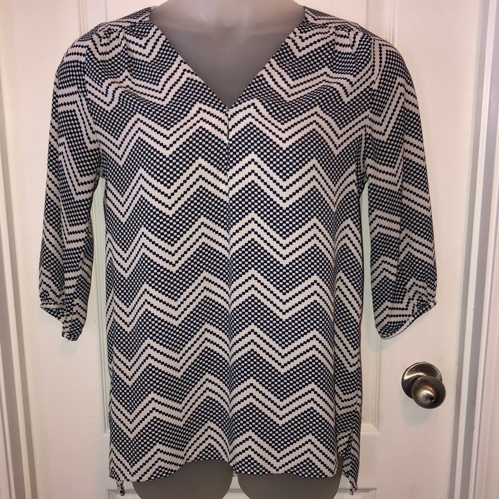 Henry Punch  chevron blouse